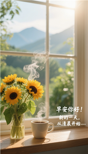 早安问候主题文字图片